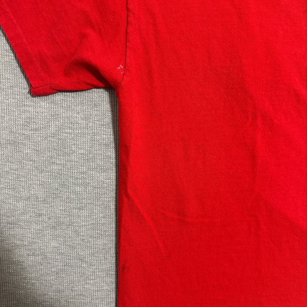 Vintage Hanes Beefy-T Methods West Pocket Graphic T-Shirt Red Size Large - Picture 3 of 9